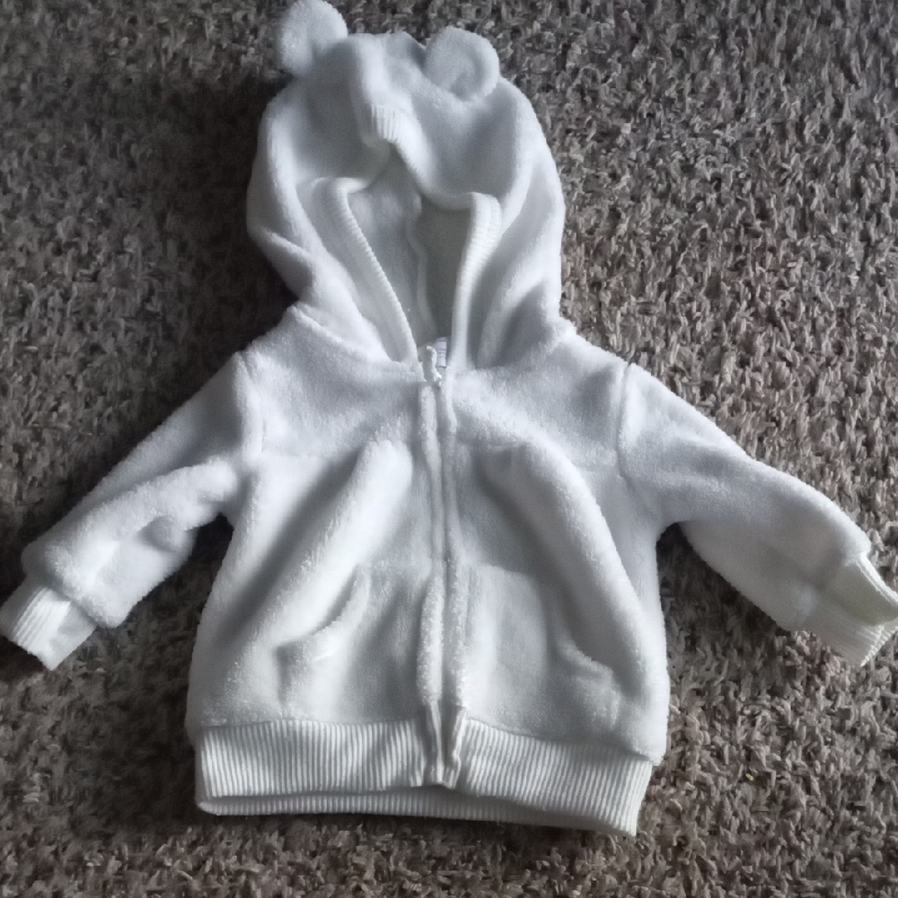 Cozy White Kids Hoodie